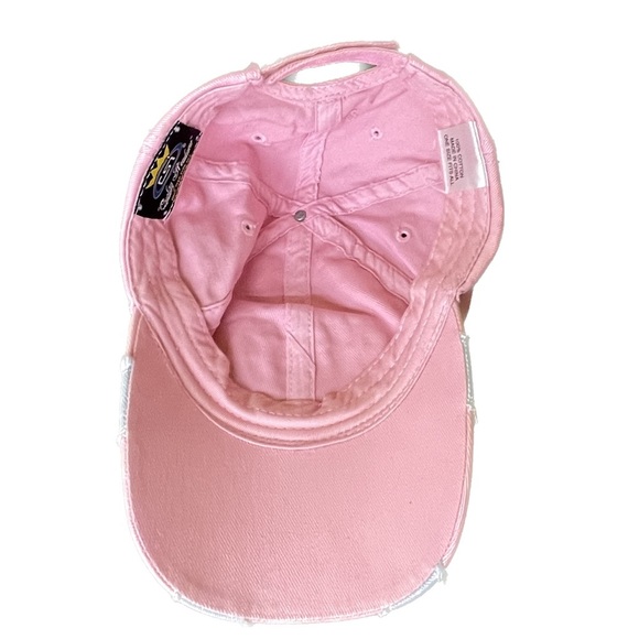 Southern Girl Rebel Pink Butterfly Velcro Back Cap - Picture 7 of 9